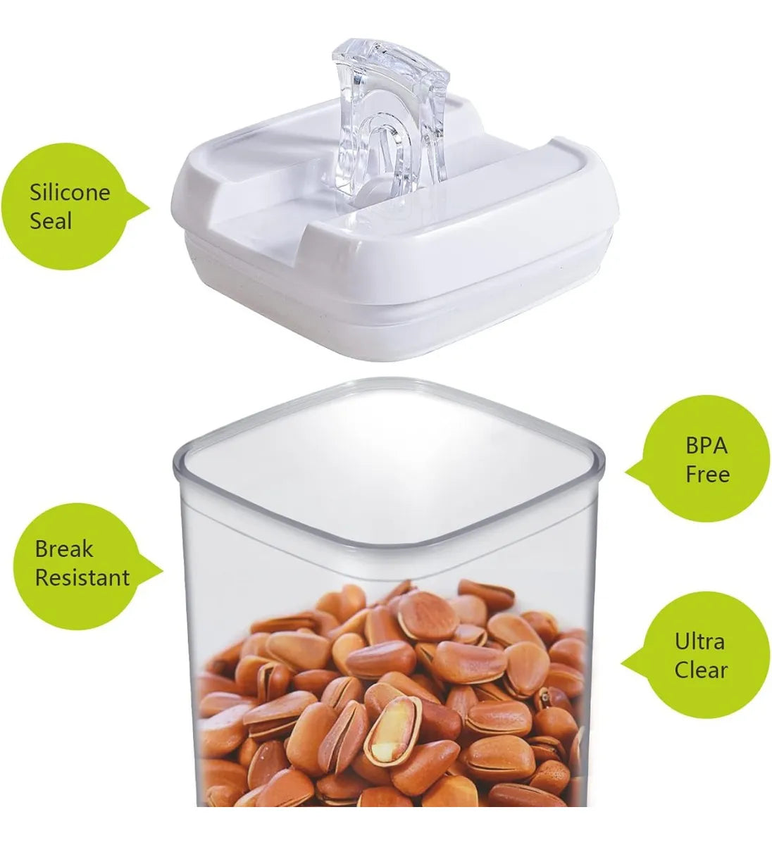 Set de 9 Contenedores Herméticos Premium – Ordena, Conserva y Simplifica tu Cocina